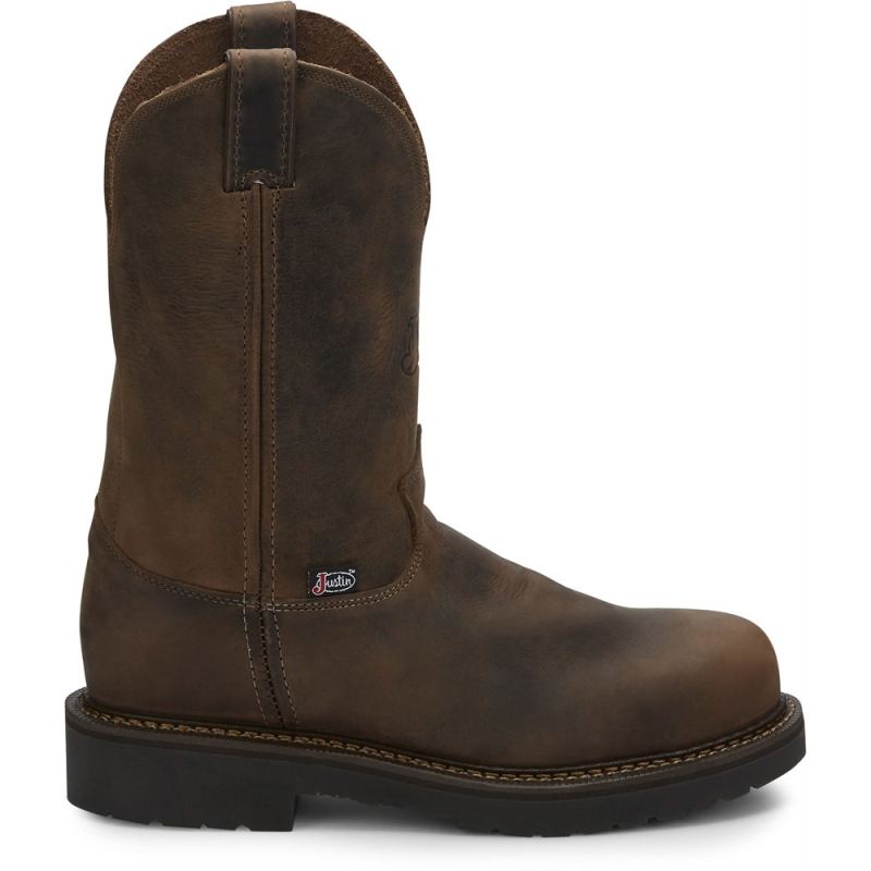 Justin | Men's Balusters Steel Toe Bay Gaucho