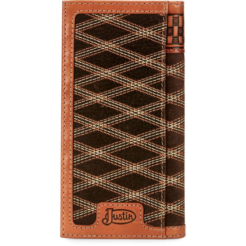 Justin | Men's Rodeo Wallet-Brown