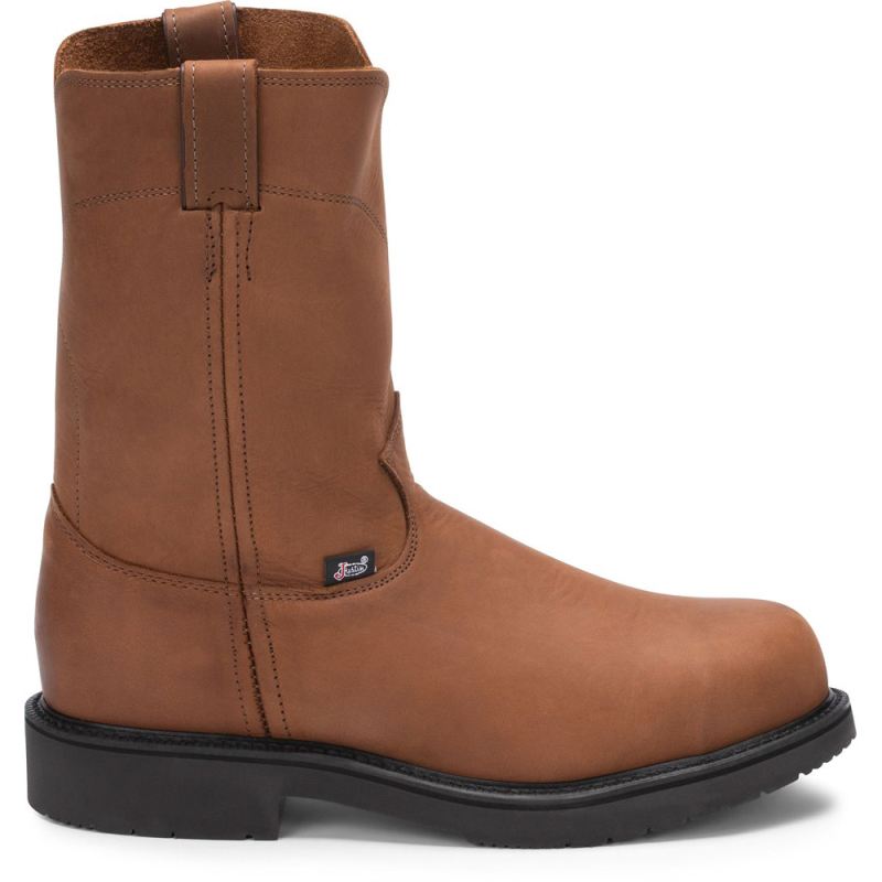 Justin | Men's Cargo Steel Toe Caramel Brown