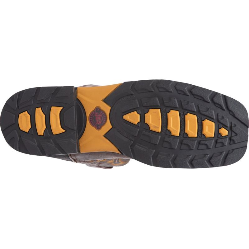 Justin | Men's Joist Comp Toe Aged Brown