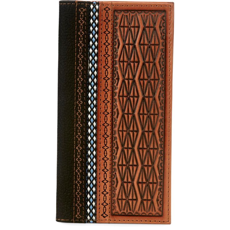 Justin | Men's Rodeo Wallet-Brown