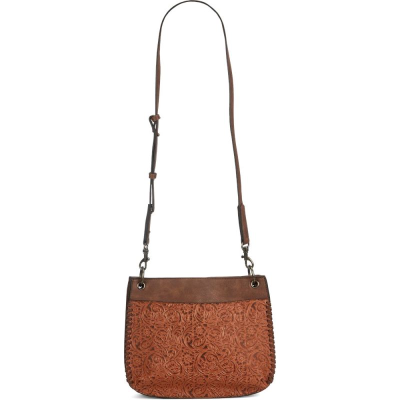 Justin | Women's Crossbody Bag-Brown - Click Image to Close