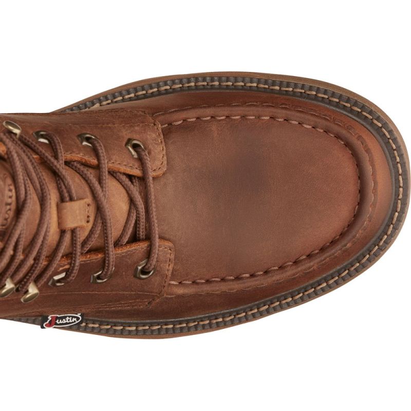 Justin | Men's Rush Nano Comp Toe Brown