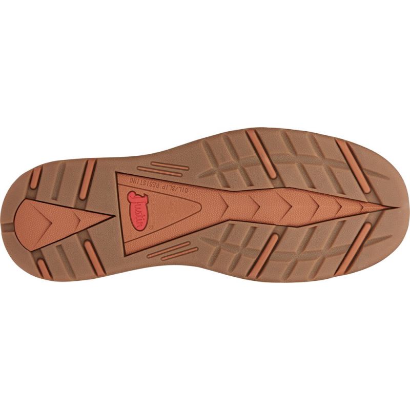 Justin | Men's Rush Nano Comp Toe Brown