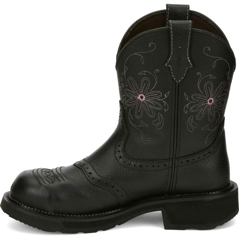 Justin | Women's Wanette Steel Toe Black