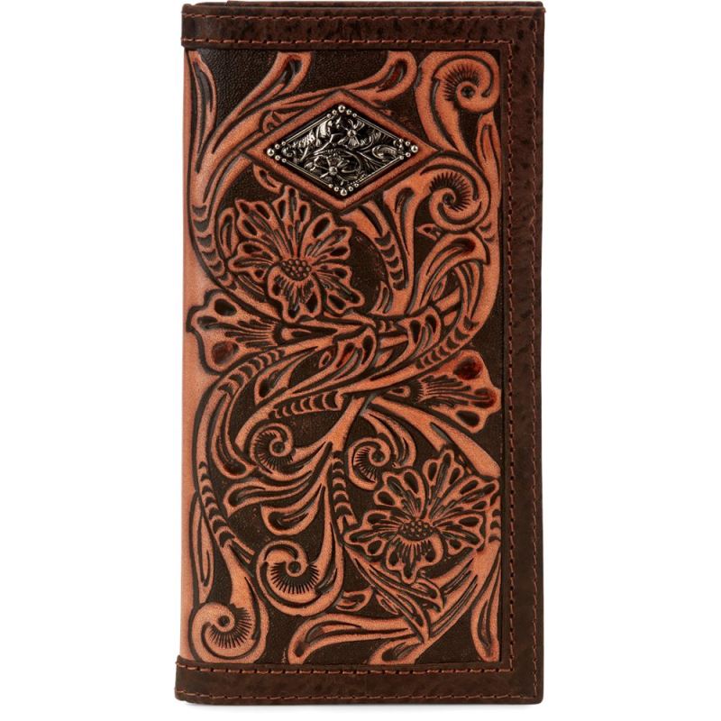 Justin | Men's Rodeo Wallet-Brown - Click Image to Close