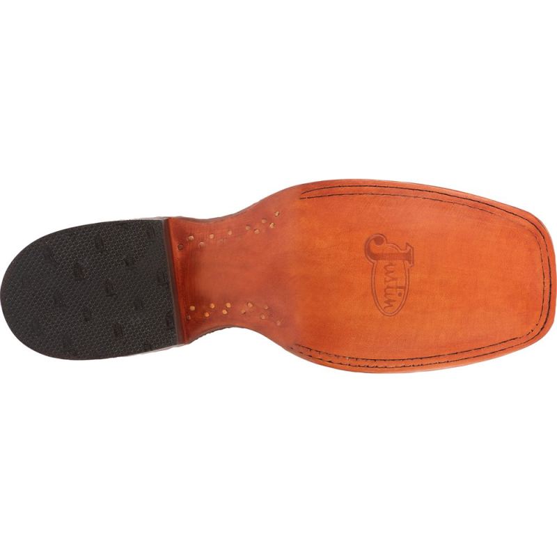 Justin | Men's Truman Full Quill Brown