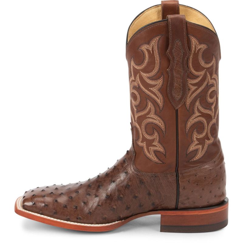 Justin | Men's Truman Full Quill Brown