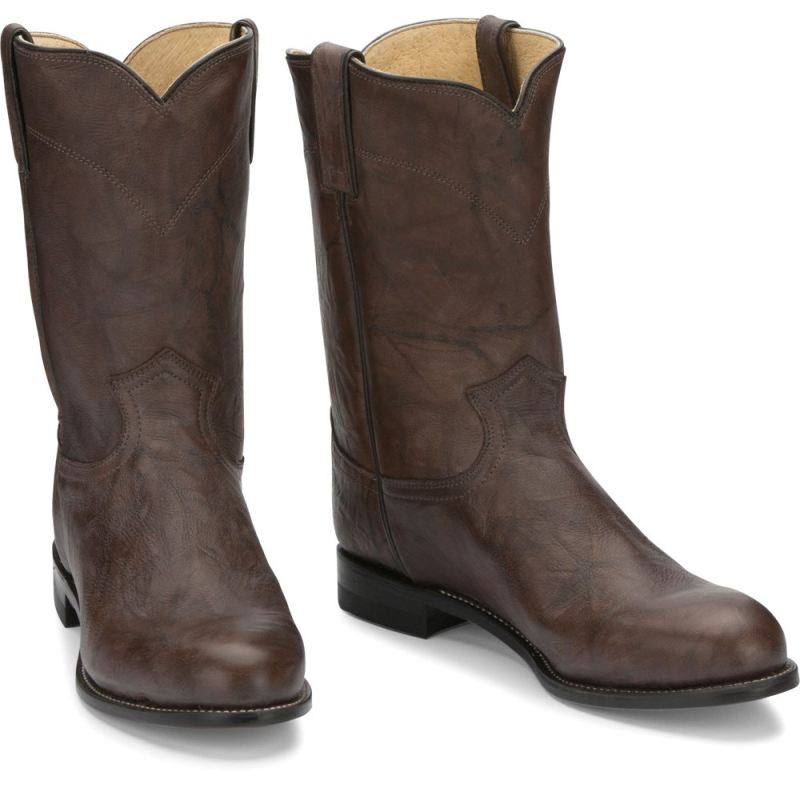 Justin | Men's Jackson Dark Brown - Click Image to Close