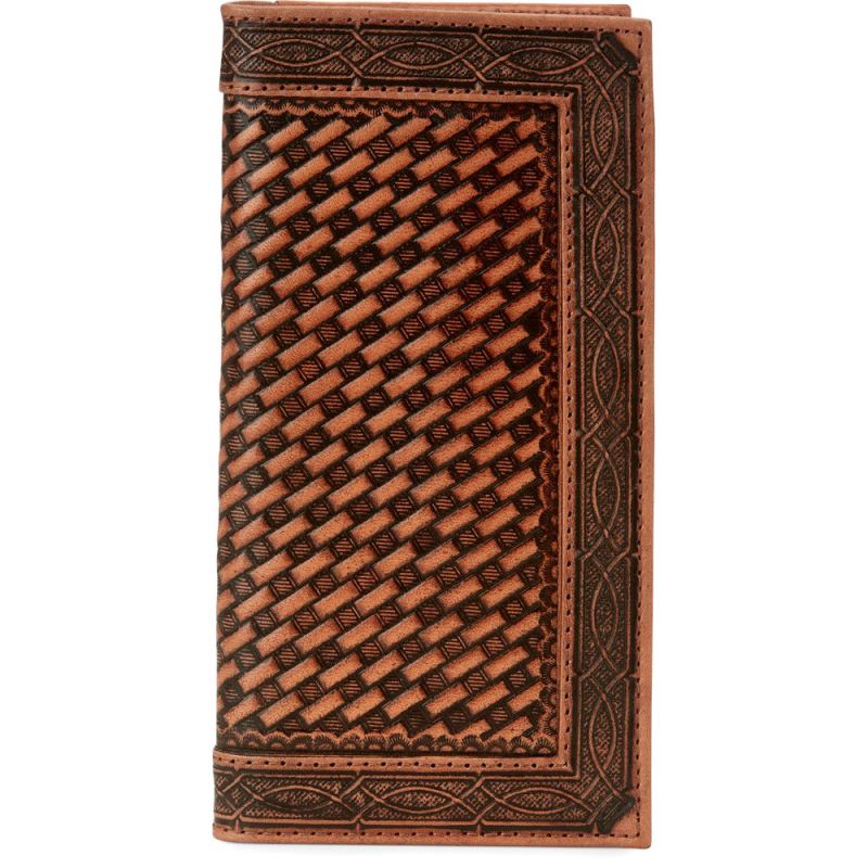 Justin | Men's Rodeo Wallet-Brown - Click Image to Close