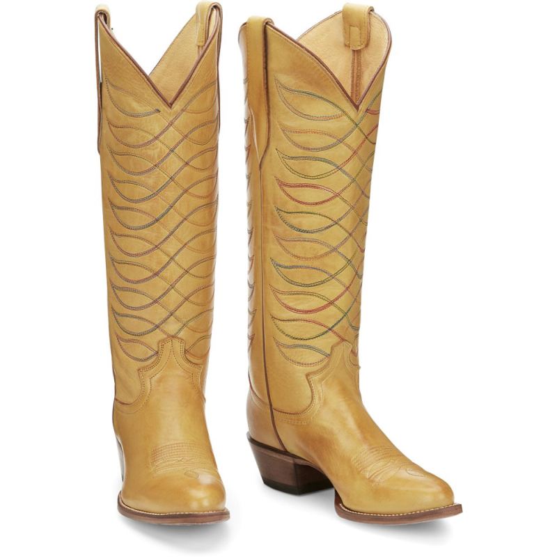 Justin | Women's Whitley Antique Yellow