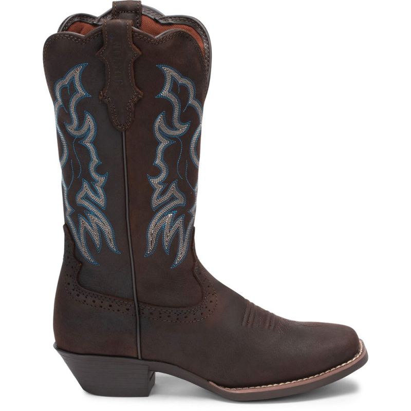 Justin | Women's Brandy Dark Brown