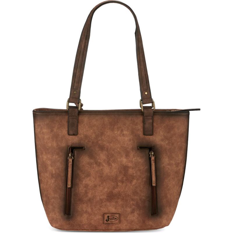 Justin | Women's Tote-Brown