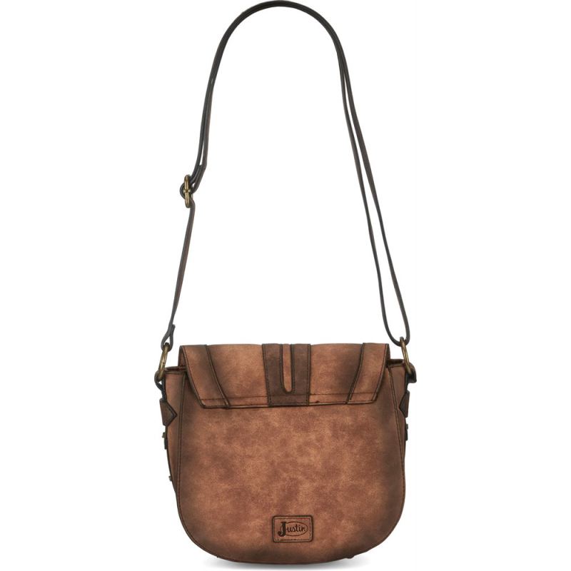 Justin | Women's Saddle Bag-Brown