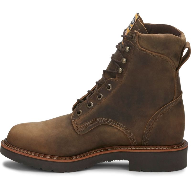 Justin | Men's 8" Blueprint Tan Gaucho