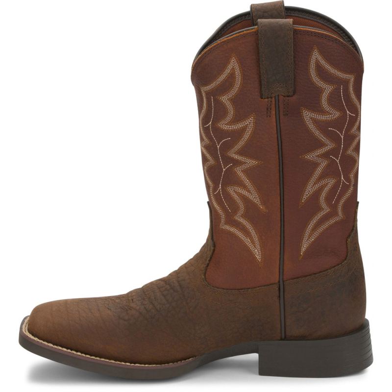 Justin | Men's Chet Pebble Brown