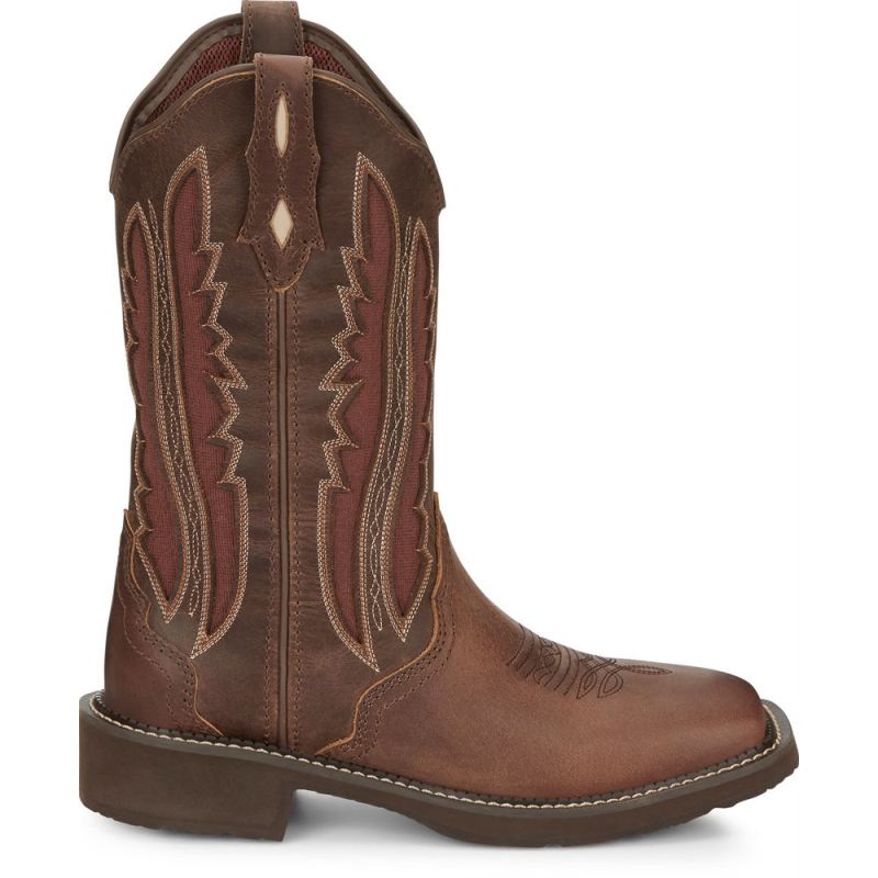 Justin | Women's Paisley Brown