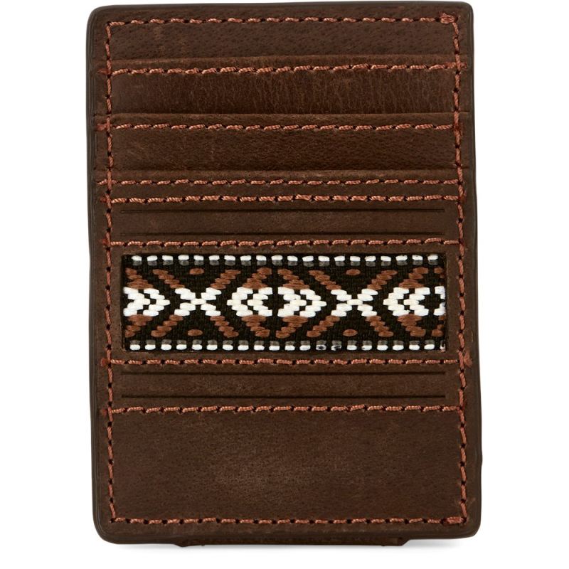 Justin | Men's Card Wallet-Brown - Click Image to Close