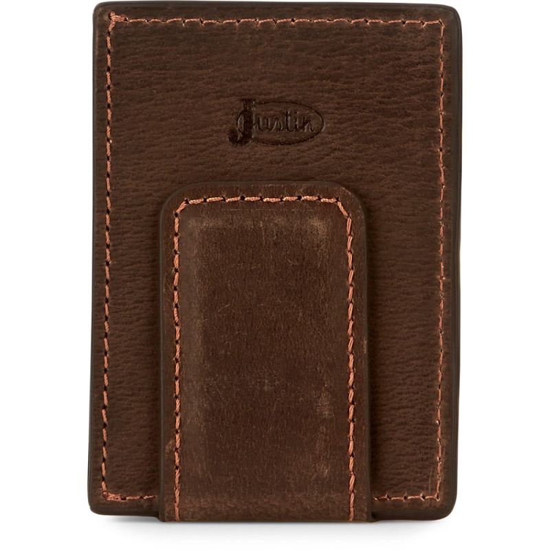 Justin | Men's Card Wallet-Brown