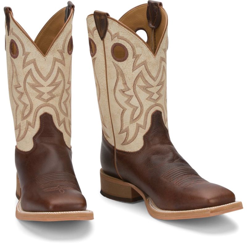 Justin | Men's Caddo Cognac Damiana - Click Image to Close