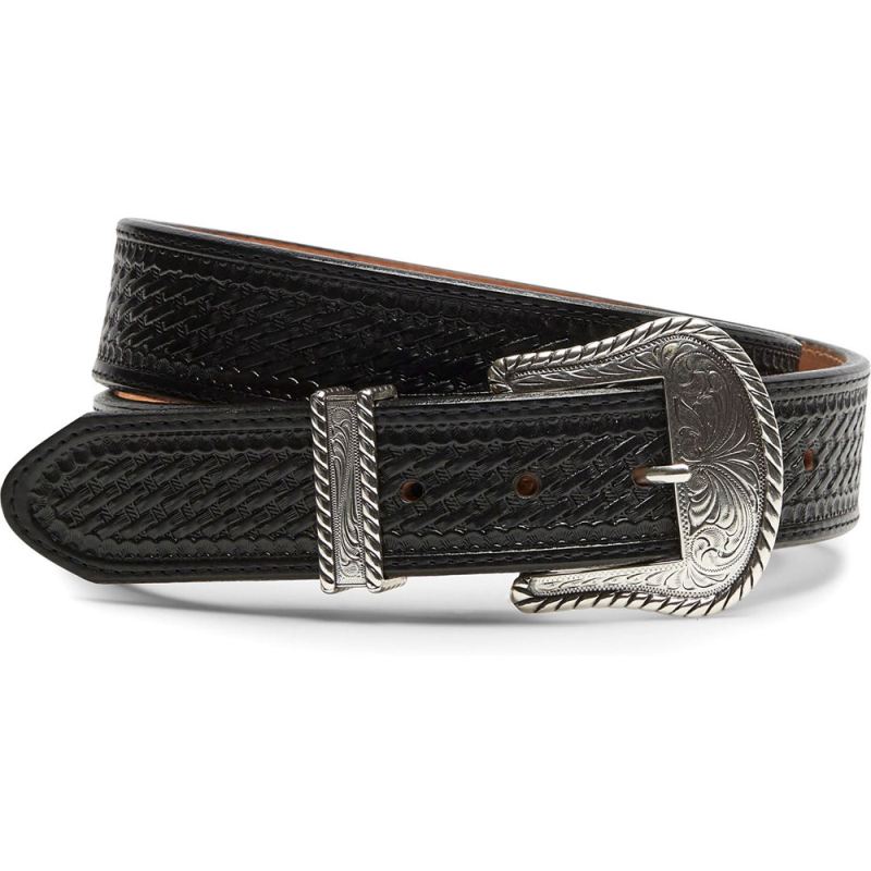 Justin | Men's Black Bronco Belt Black