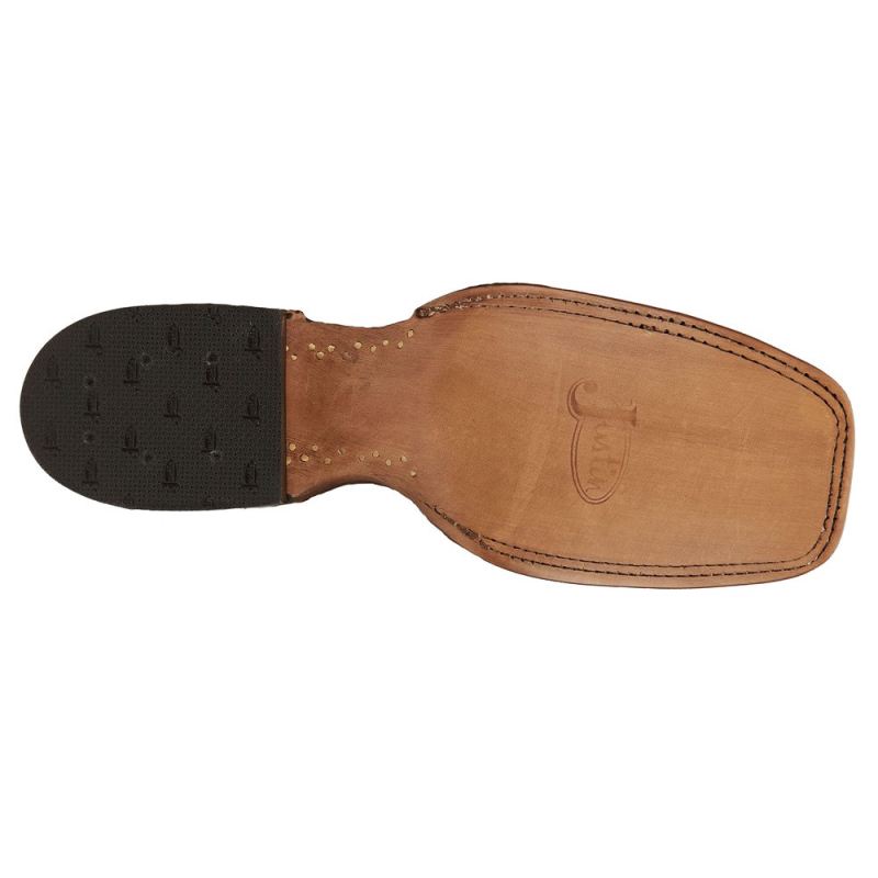 Justin | Men's Pascoe Smooth Ostrich Kango Cowboy