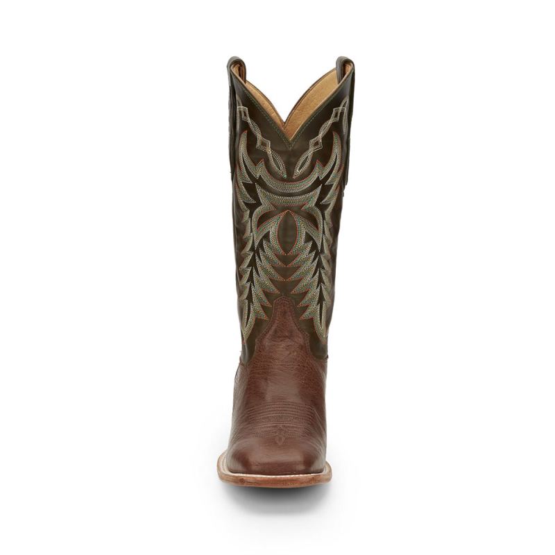 Justin | Men's Pascoe Smooth Ostrich Kango Cowboy