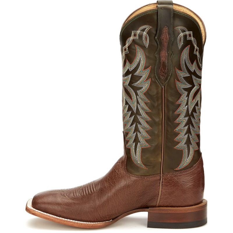 Justin | Men's Pascoe Smooth Ostrich Kango Cowboy