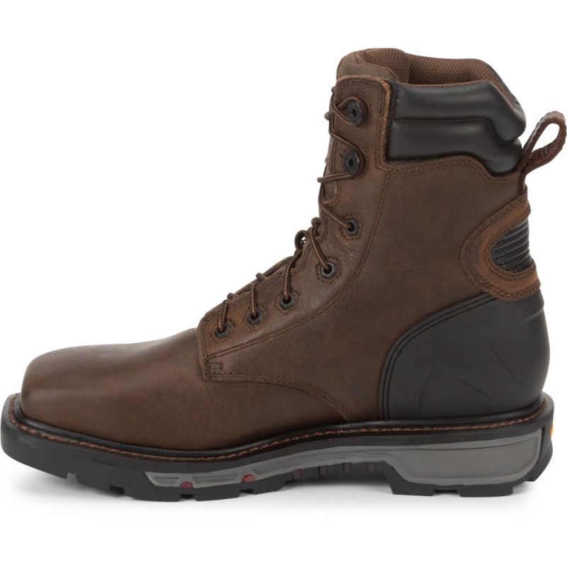 Justin | Men's Pipefitter Steel Toe Chocolate Brown