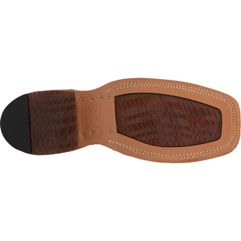 Justin | Men's Caddo Chocolate Brown