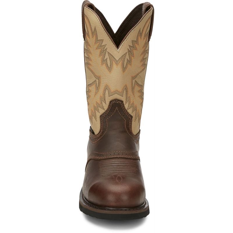 Justin | Men's Superintendent Steel Toe Golden Brown