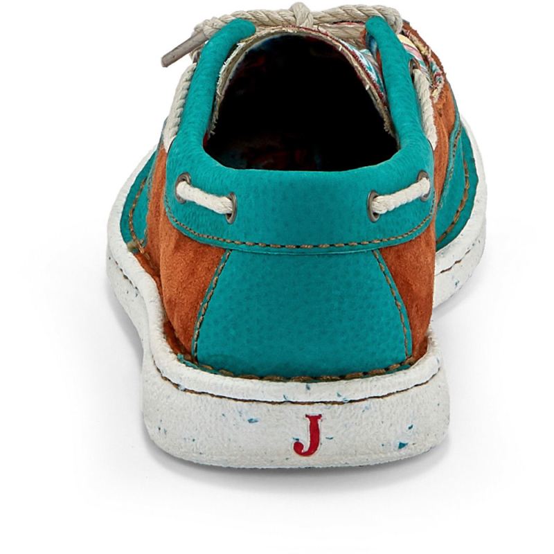 Justin | Women's Boatie Turquoise