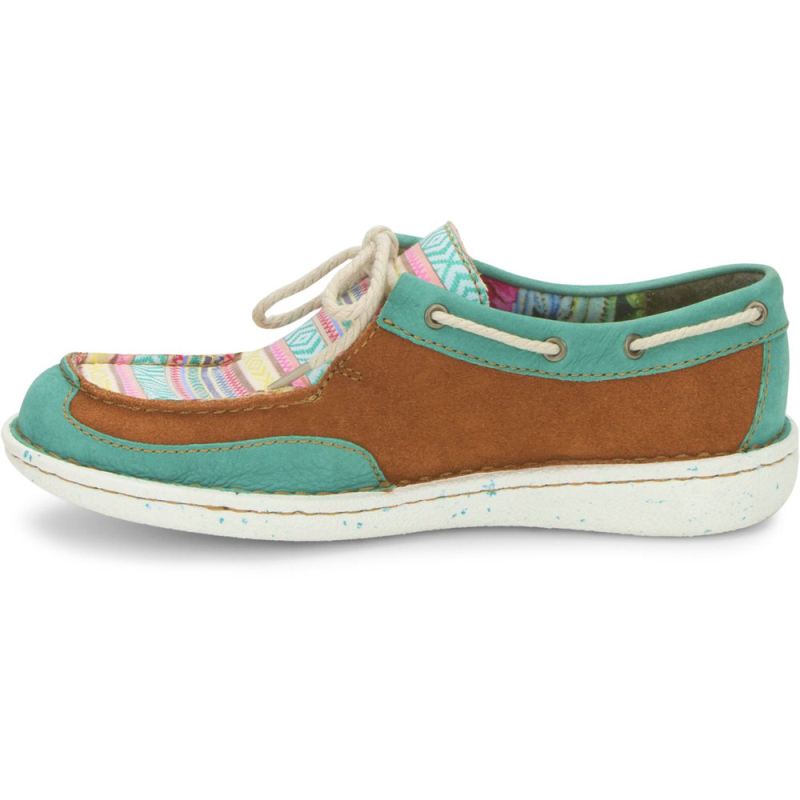 Justin | Women's Boatie Turquoise