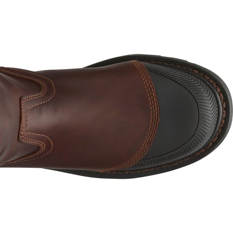 Justin | Men's Warhawk Nano Comp Toe Chestnut