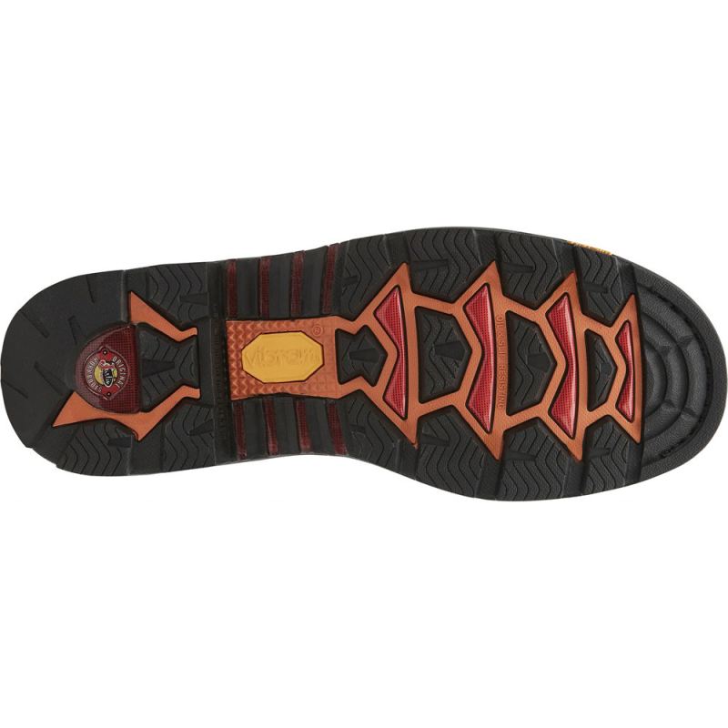 Justin | Men's Warhawk Nano Comp Toe Chestnut