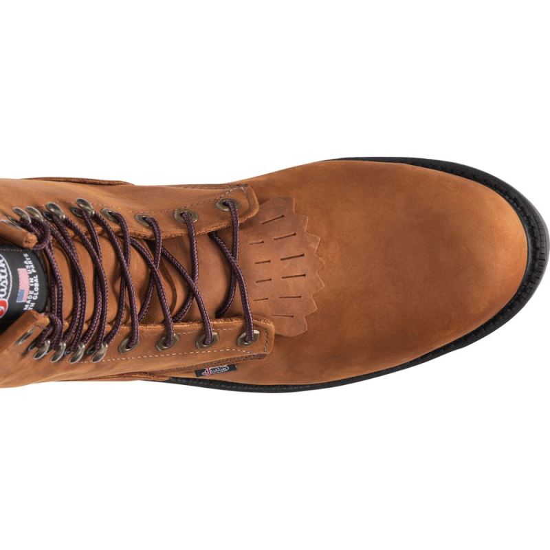 Justin | Men's Cargo Steel Toe Chestnut Brown