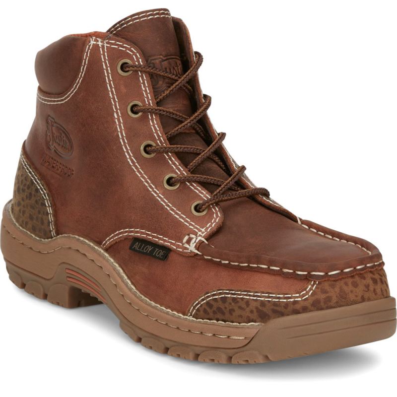 Justin | Men's Corbett Alloy Toe Barley Brown