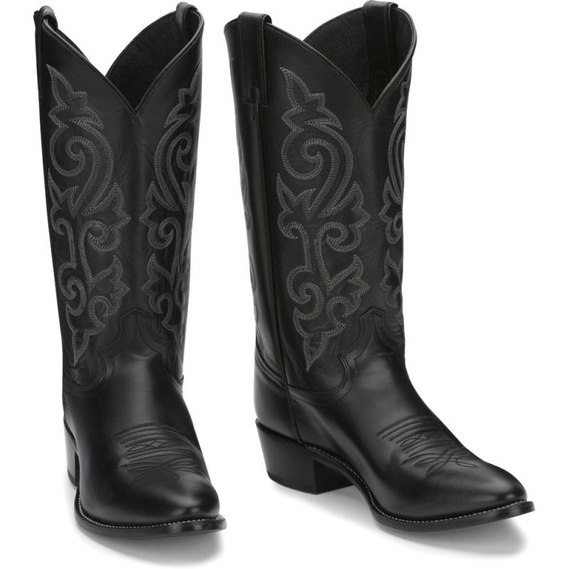 Justin | Men's Buck Black - Click Image to Close