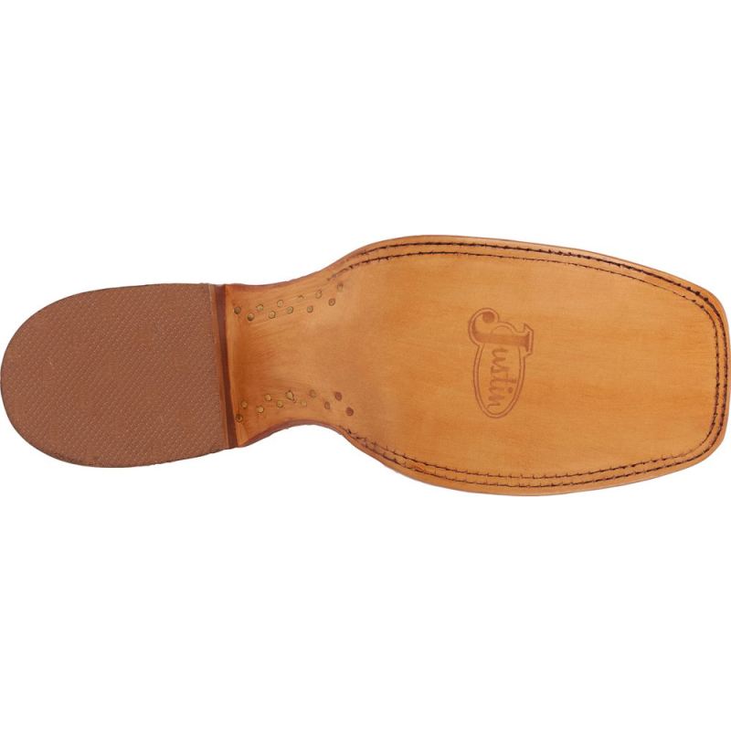 Justin | Men's Pascoe Full Quill Antique Tan