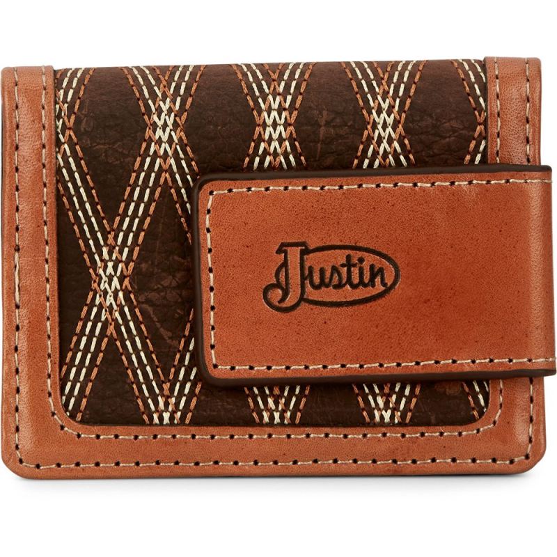 Justin | Men's Bifold Card Wallet-Brown