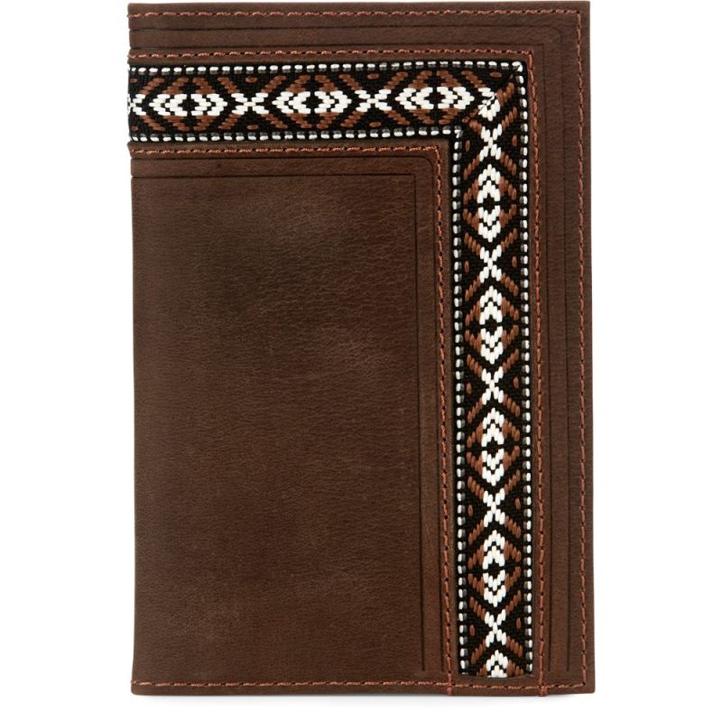 Justin | Men's Low Profile Rodeo Wallet-Brown