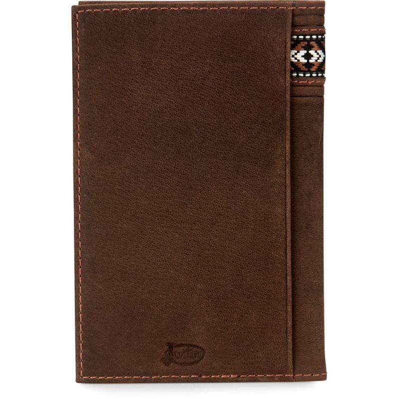 Justin | Men's Low Profile Rodeo Wallet-Brown