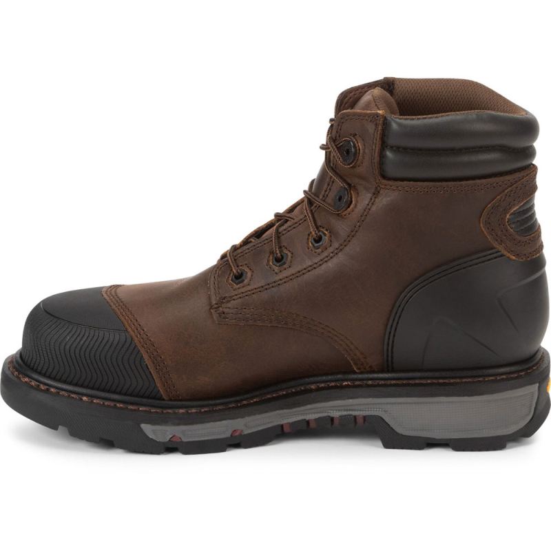 Justin | Men's Warhawk Nano Comp Toe Whiskey Brown