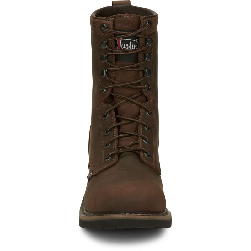 Justin | Men's Drywall Steel Toe Brown