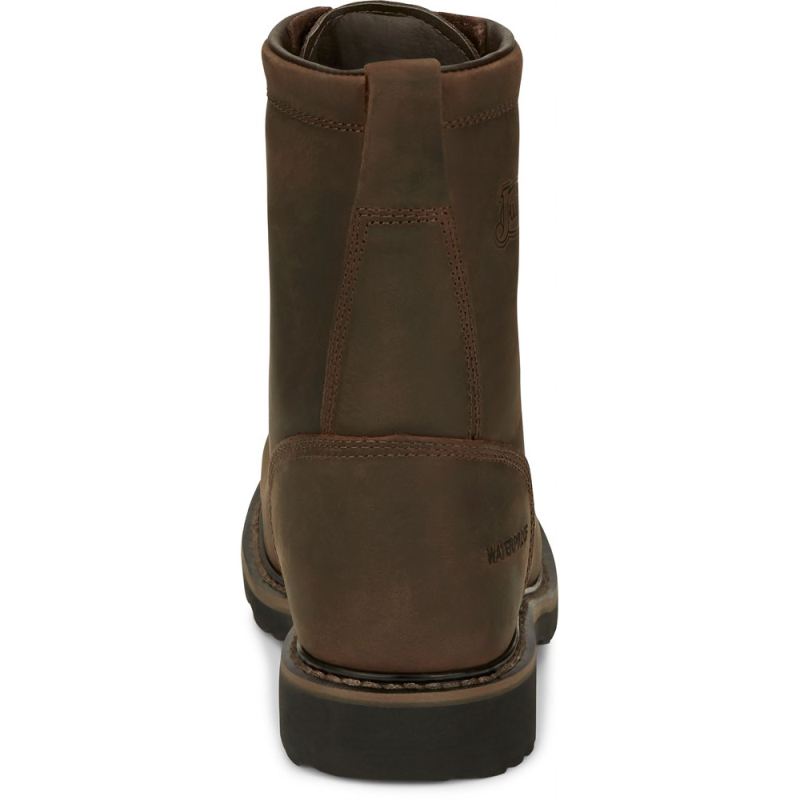 Justin | Men's Drywall Steel Toe Brown