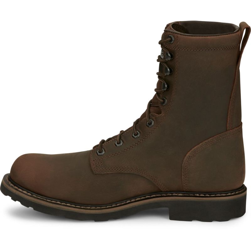 Justin | Men's Drywall Steel Toe Brown