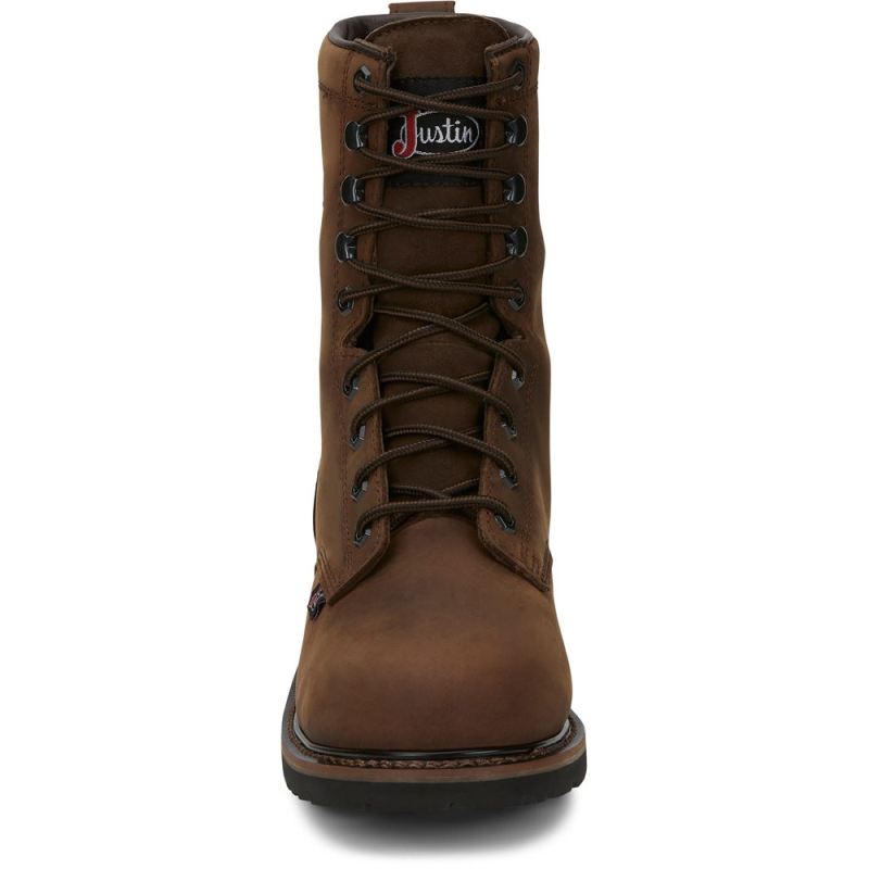 Justin | Men's Drywall Steel Toe Brown