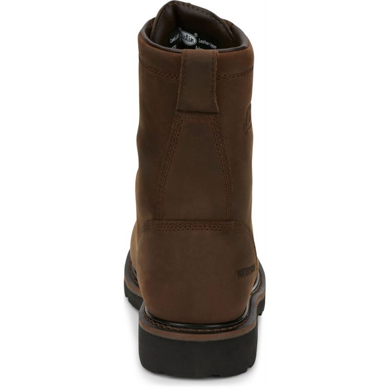 Justin | Men's Drywall Steel Toe Brown