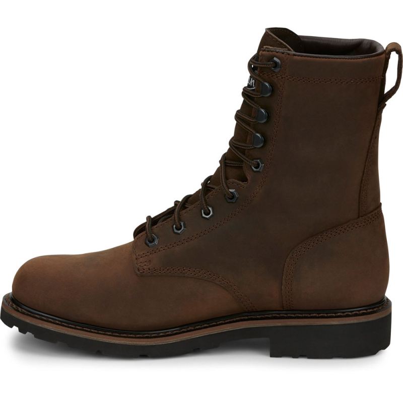 Justin | Men's Drywall Steel Toe Brown