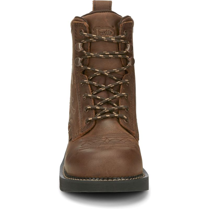 Justin | Women's Katerina Steel Toe Aged Bark